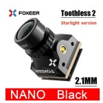 FOXEER Toothless 2 Micro/Mini/Nano CMOS 1/2 StarLight 1200TVL Camera 4:3 16:9 PAL/NTSC Natural for Drones Accessories